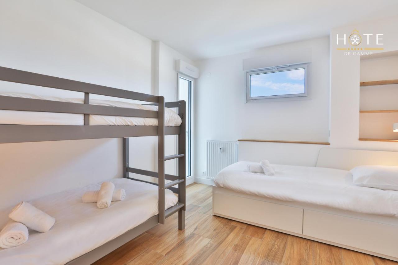 Appartement De Caractere, Superbe Vue Mer 280° La Chaume Exterior foto