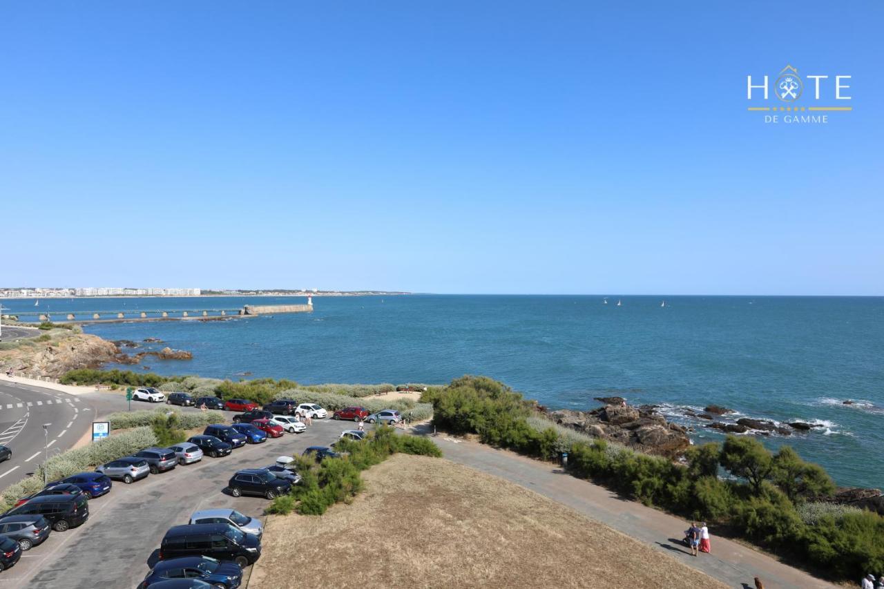 Appartement De Caractere, Superbe Vue Mer 280° La Chaume Exterior foto